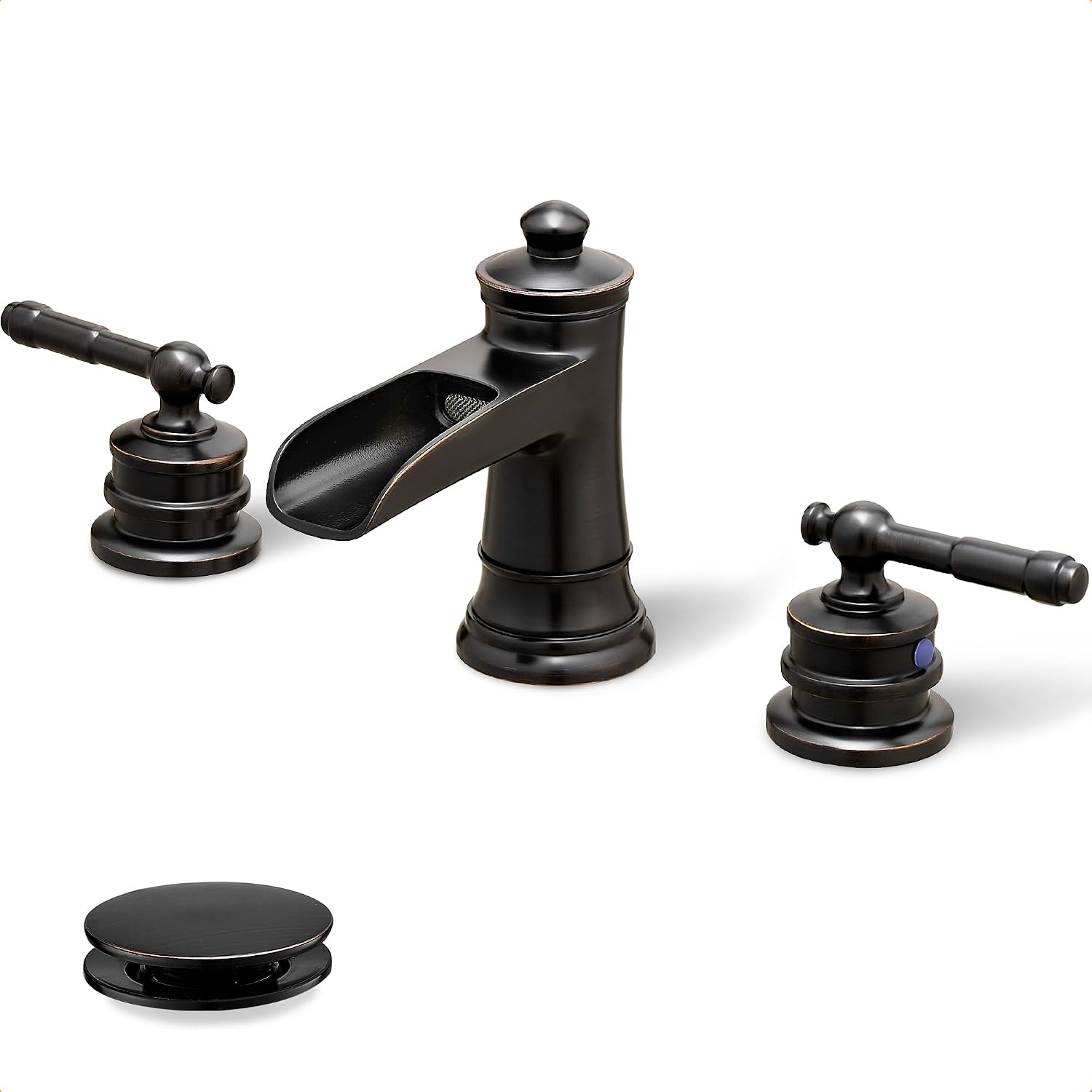 HOIGY Oil Rubbed Bronze Waterfall Bathroom Faucet