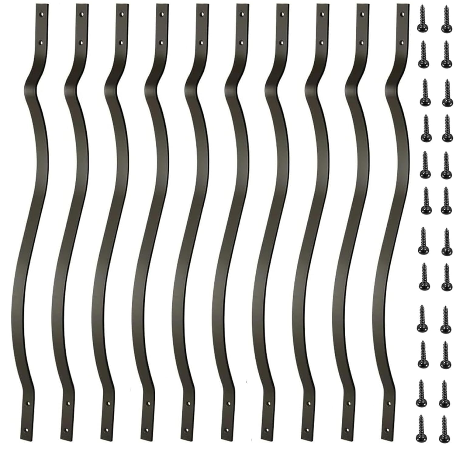 32.25" Cast Iron Deck Balusters, 51-Pack