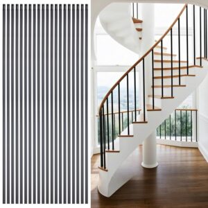 20 Pack 1/2" x 44" Black Wrought Iron Balusters