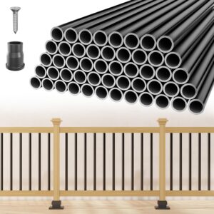 100 Pack 36" Black Aluminum Deck Balusters