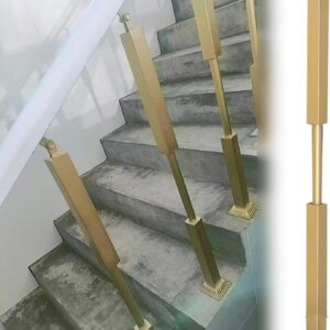 Square Wrought Iron Stair Balusters Kit - 39.4"