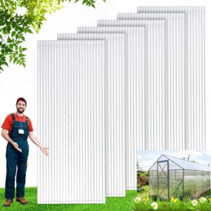 Tatuo 12-Pack Polycarbonate Greenhouse Panels, Clear