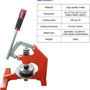 Round Fabric Sampling Knife for Textile Testing