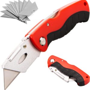Heavy-Duty Box Cutter with 10 Blades – Besosay