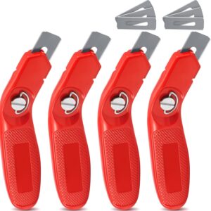 Lasnten Heavy-Duty Carpet Knife Set - 4 Tools, 12 Blades