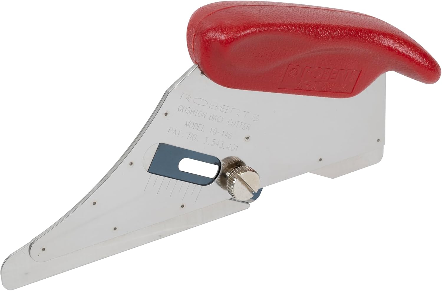 Roberts Cushion Back Carpet Cutter - 15 Heavy-Duty Blades