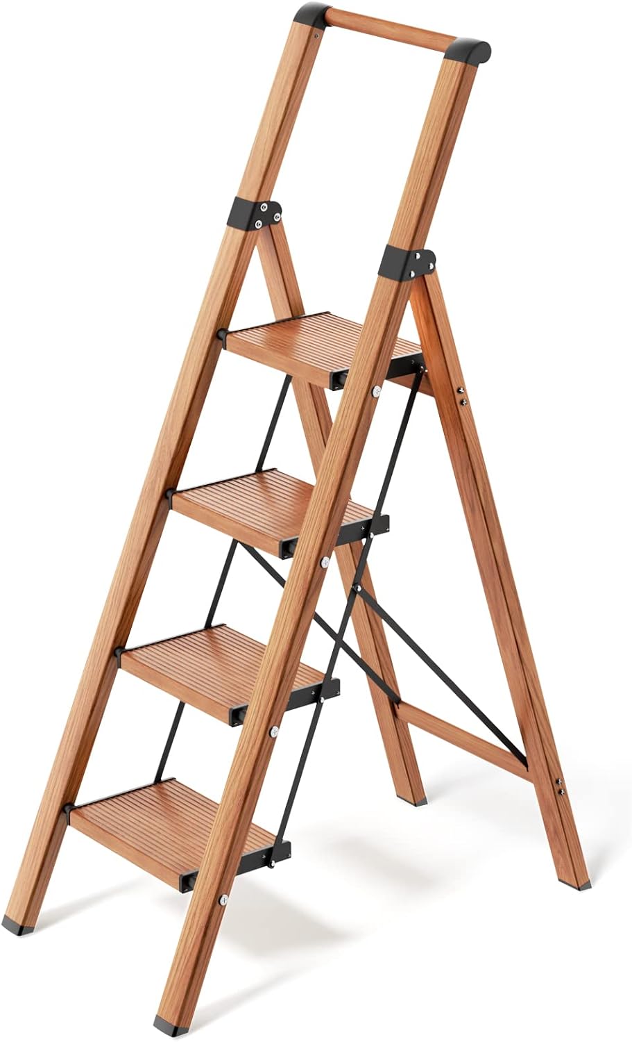 Culaccino 4-Step Folding Ladder, Lightweight Aluminum