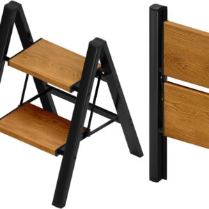 Taranta 2-Step Aluminum Ladder, Lightweight Step Stool