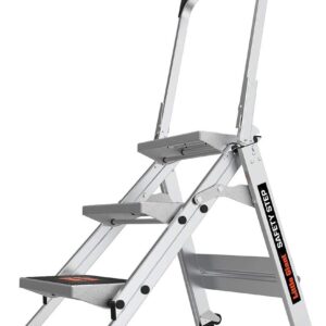 Little Giant 10310BA 3-Step Safety Ladder w/ Handrail