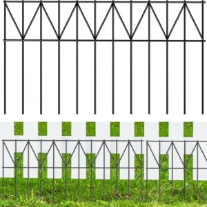 GRELWT 15-Pack 24" Animal Barrier Fence, 30Ft Black