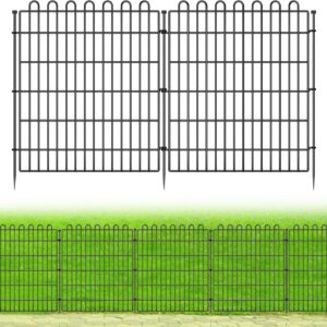 10-Panel Garden Fence, 32"H x 23.6'L, Pet & Yard Barrier