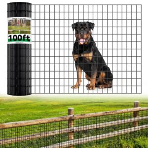 Lansybel 100ft x 36in Welded Wire Fence, PVC Coated