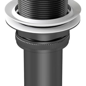 Stainless Steel Pop-Up Sink Drain, Matte Black