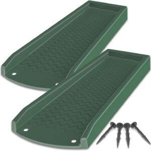 NAACOO 2 Pack Downspout Splash Block, 24" Extensions