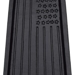 Oakland Living Patriotic Flag Splash Block 24" Black