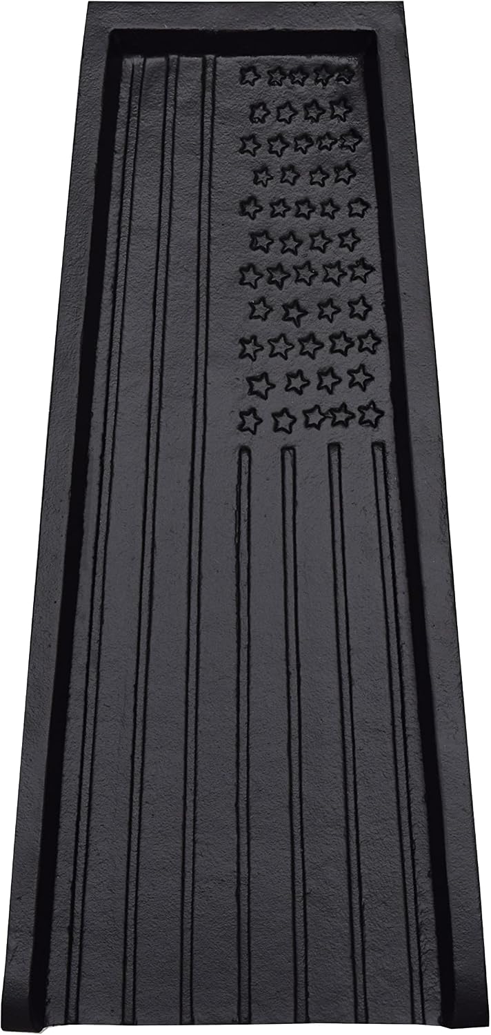 Oakland Living Patriotic Flag Splash Block 24" Black