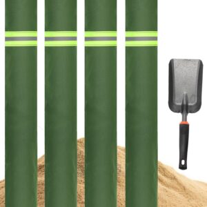 Heavy-Duty Sand Bags for Flood Protection - 4 Pcs (6' x 7")