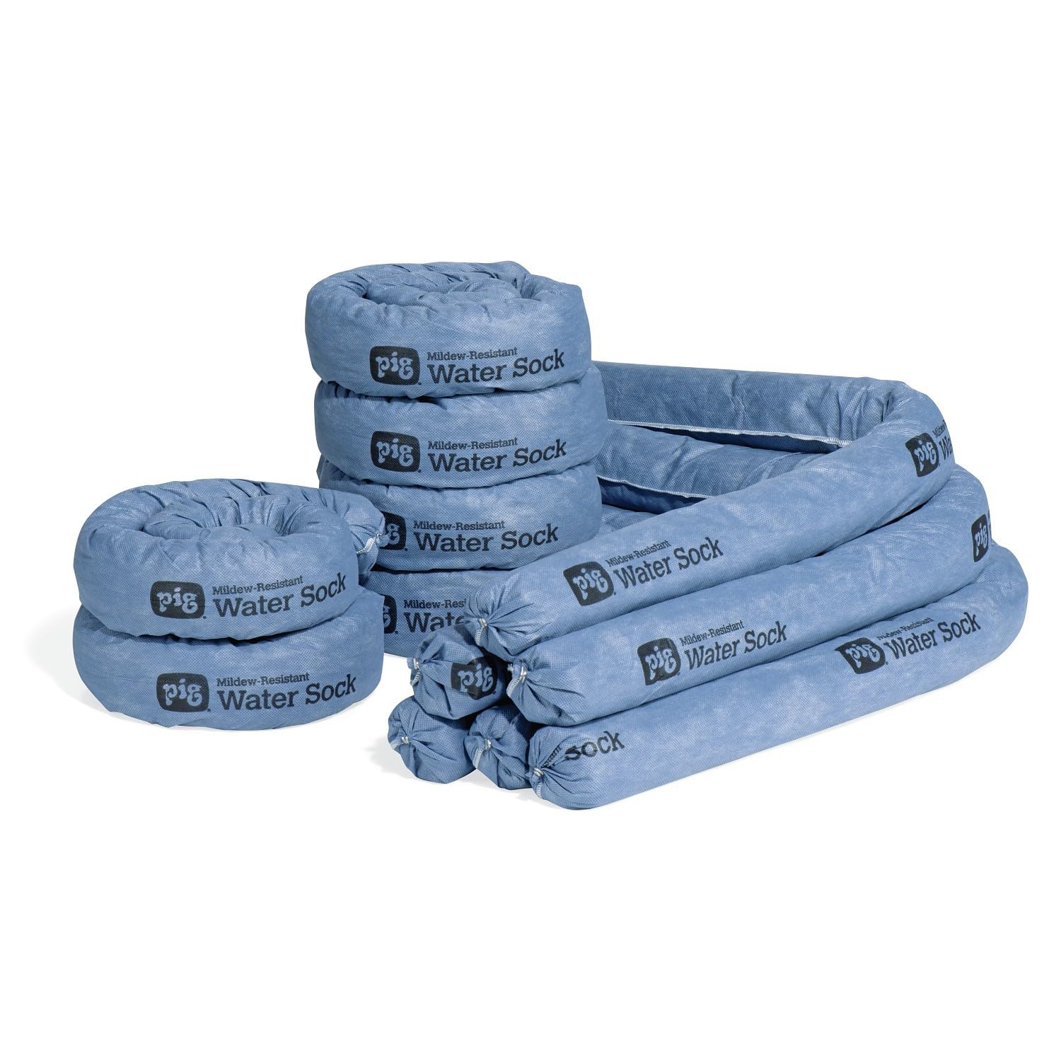 PIG Mildew-Resistant Absorbent Socks | 12-Pack