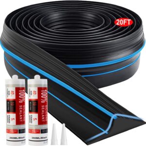 Jin&Bao Garage Door Seal Kit - 20ft Blue Weatherproof Strip