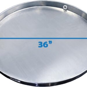 Aluminum Water Heater Pan 36" - US Made, No Leaks