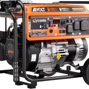 AIVOLT 7500W Dual Fuel Portable Generator w/Wheels