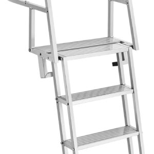 VEVOR 5-Step Heavy-Duty Aluminum Dock Ladder, 350 lbs
