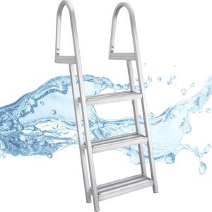 RecPro 3-Step Marine Aluminum Boarding Ladder