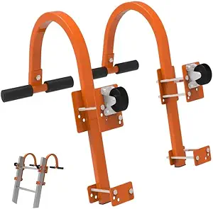 2 Pack Heavy-Duty Ladder Roof Hooks - Steel Stabilizers
