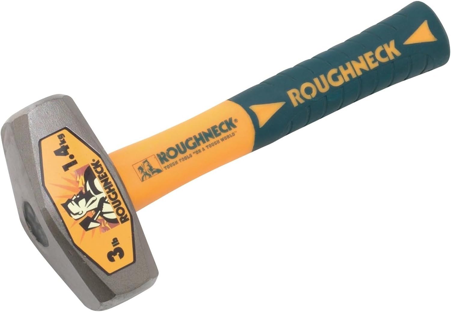 Roughneck 3-lb Drilling Hammer with Fiberglass Handle