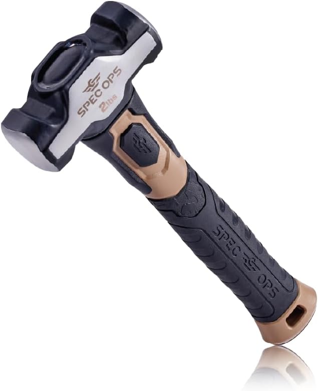 Spec Ops 2 lb Demolition Hammer w/ Shock-Absorbing Grip