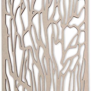 Mandala Wood Lattice Wall Art - Rustic Decor Panel