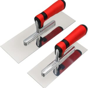 Stainless Steel Trowel Set - 8" & 11" Concrete Finish Tools