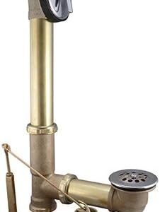 Plumb Pak Chrome Tub Foot-Lok Drain Assembly