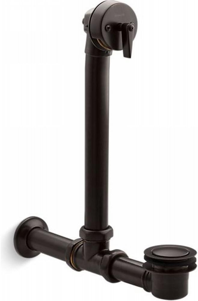 KOHLER Iron Works Exposed Bath Drain, Oil-Rubbed Bronze