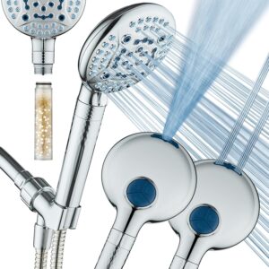 Hotel Spa AquaCare 4X Shower Head, 10-Mode Filter