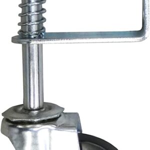 Shepherd 5" Hard Rubber Gate Caster, 220 lbs