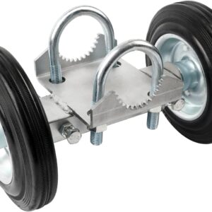 6" Heavy-Duty Gate Wheel | Rubber Sliding Rollers