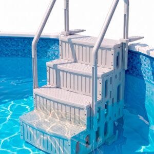 ROMIVO 4-Step Pool Stairs for 48-56in Pools