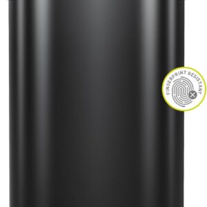 EKO Urban 32 Gal. Round Stainless Steel Trash Can