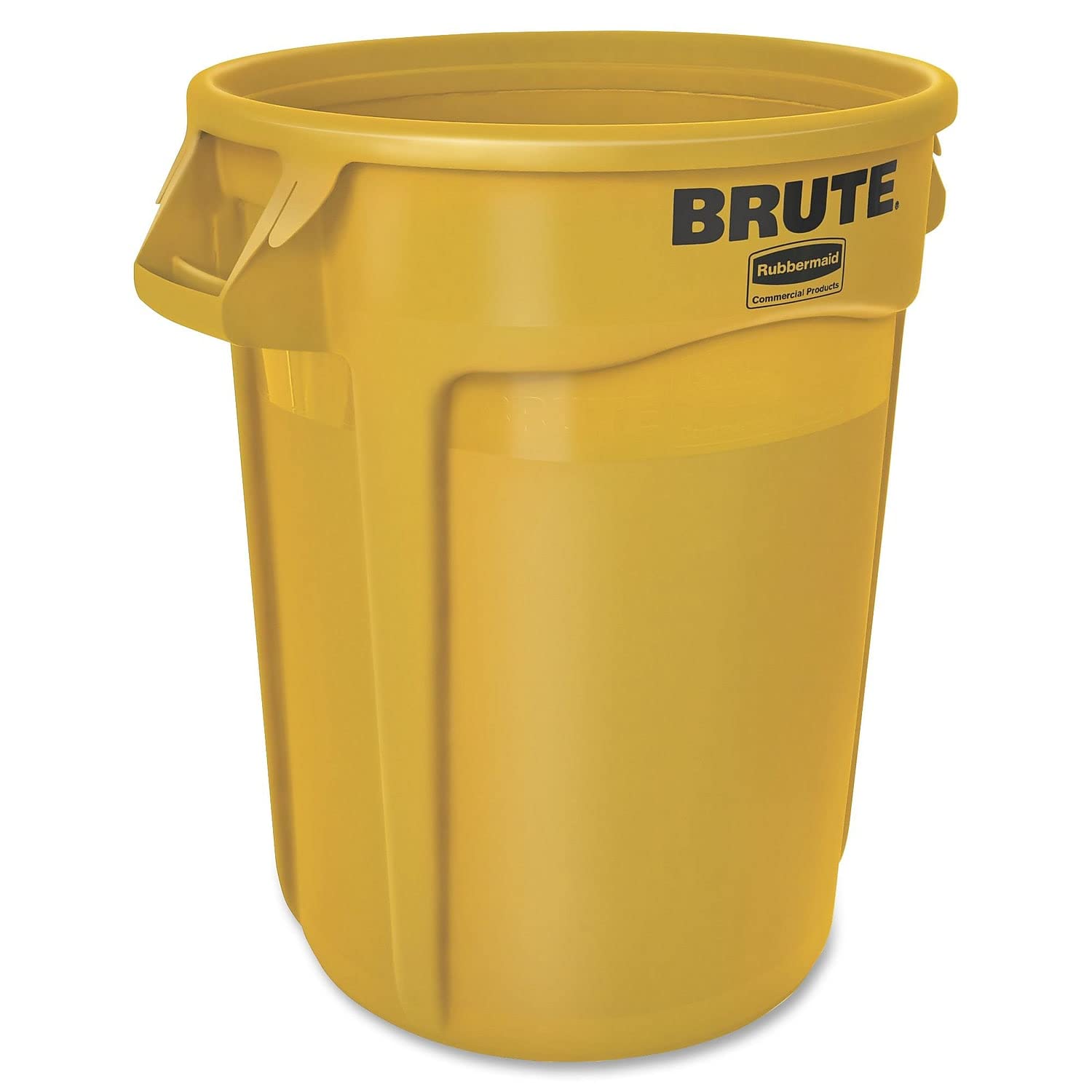 Rubbermaid BRUTE 32 Gal Yellow Trash Container