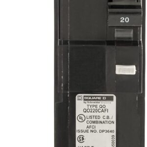 Square D QO 20A AFCI Circuit Breaker - 2-Pole