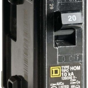Square D 20A Plug-In Circuit Breaker