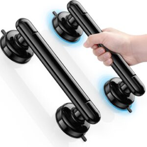 JOTPE Suction Grab Bars, 11" Shower Handle, No Drill