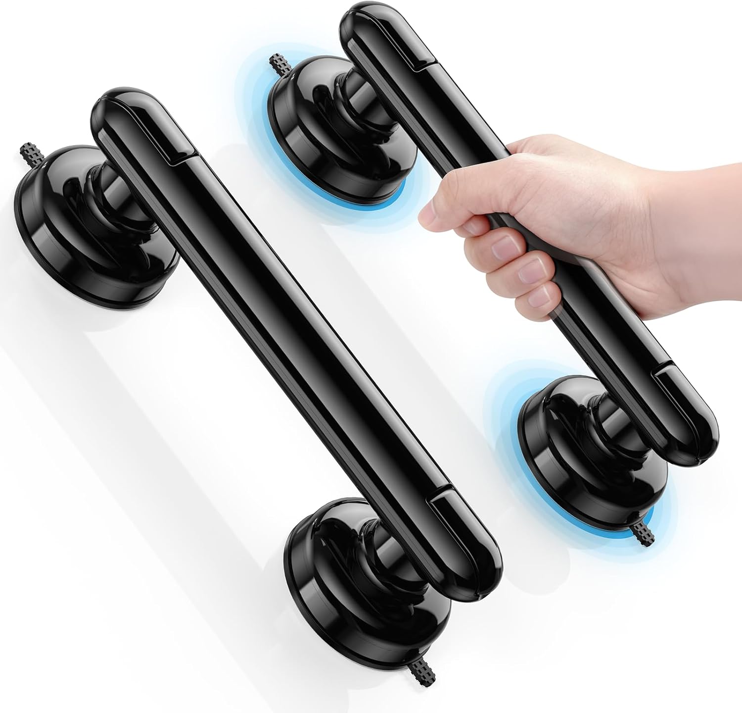 JOTPE Suction Grab Bars, 11" Shower Handle, No Drill