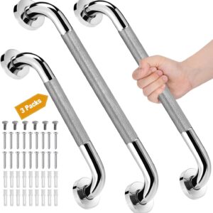 Fertoriy 3-Pack Shower Grab Bars, Elderly Safety Handrails