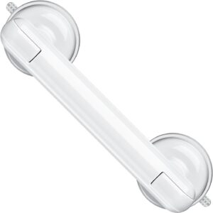 Coneclat Suction Grab Bars for Elderly (White, 1-Pack)