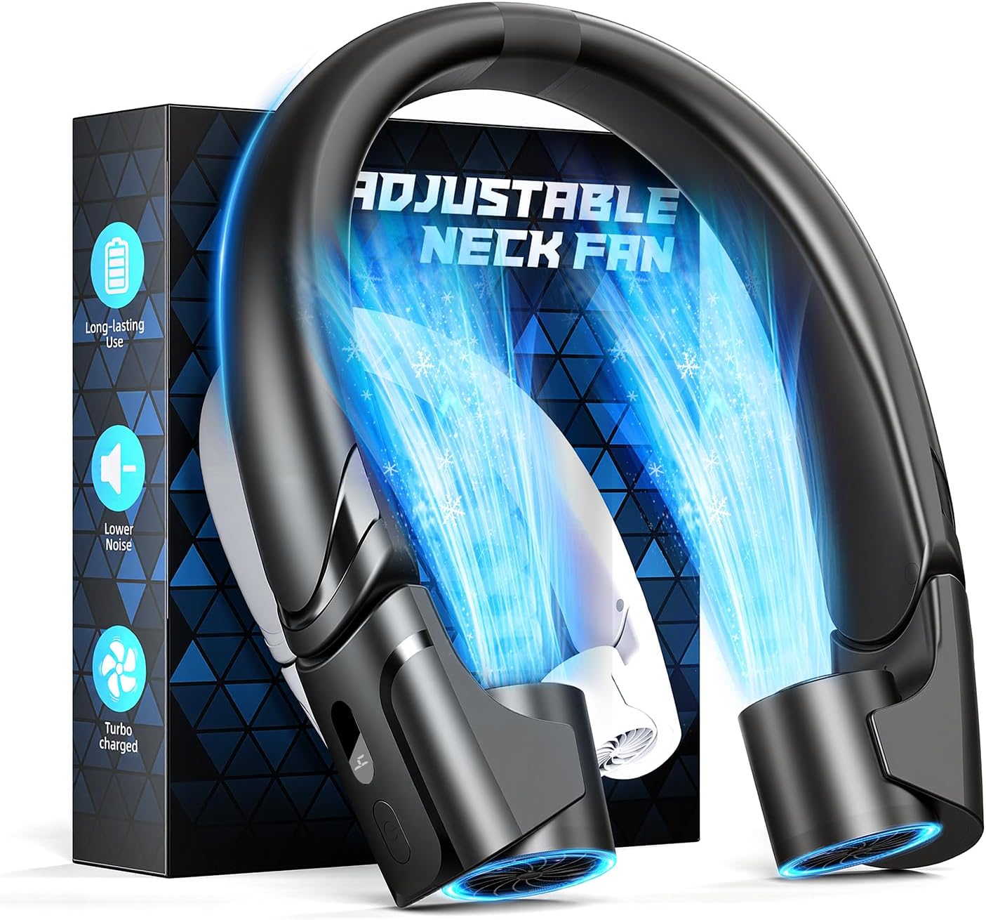 Vortara ChillGo 5th Gen Neck Fan - 200% Stronger Airflow