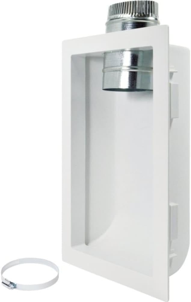 Deflect-O 4" Dryer Vent Box - White
