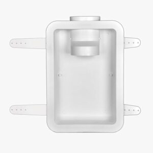 SamLng Universal Recessed Dryer Vent Box - White #DRB4XZW