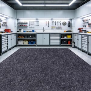 Large Garage Floor Mat 7.4x17ft Waterproof Oil Spill Protector